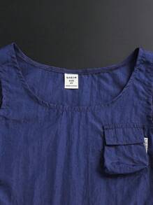 Jungen cooles Arbeitskleidung Westen- und Shorts Set, Frühlings- und Sommer tägliche Kleidung