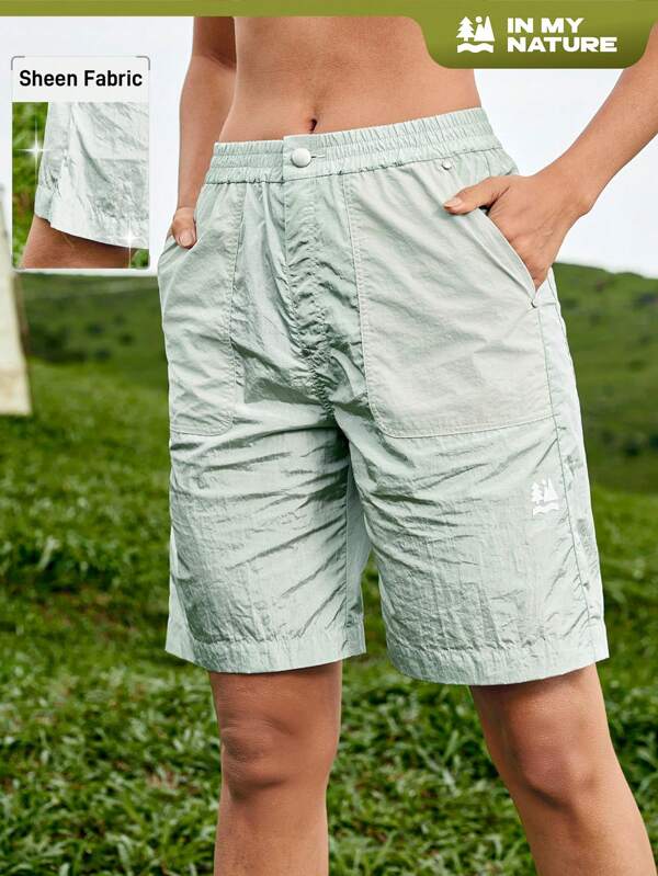 In My Nature Women's City Commute High Waisted Sports Outdoor Shorts
