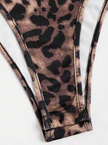 Chiquease Women's Leopard Print Cami Top And Long Pants Set, Simple Daily Wear - Multicolor - View 4