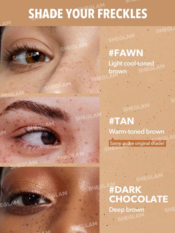 SHEGLAM Freck Please Freckle Tint-Tan Smudge Tint Waterproof