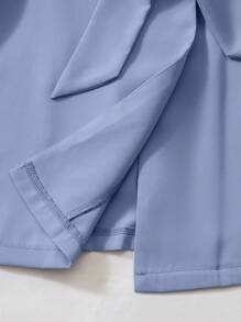 Mulvari Ladies' Plain Belted Sleeveless Top And Long Pants Summer Casual Suit