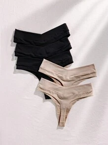 Snug Zone 5入組女士休閒運動風格簡約內褲 - 彩色 - 查看 2