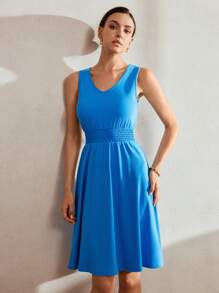 MOTF Classy KLASSIEKE OVERHEMD TAILLE A-LIJN TANKJURK