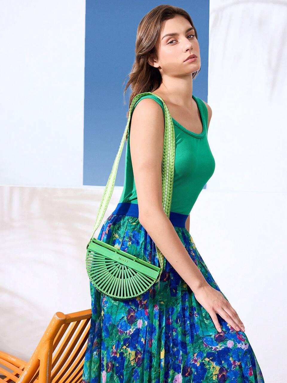 WOMEN'S BAMBOO CROSSBODY BAG