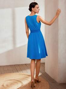 MOTF Classy KLASSIEKE OVERHEMD TAILLE A-LIJN TANKJURK