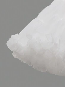 Sparklyn Baby Girls' Elegant, Gorgeous, Romantic, And Lovely Pink Tulle Puff Skirt, Perfect For Parties In Spring And Summer - White - View 4