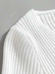 Spring Autumn V Neck Basic Women Rib Sweater,Long Sleeve Tops