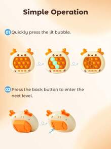 Teckwe Zabawki dla dzieci Prasa Radość, Decompression Breakthrough Puzzle Game Machine, Pop Push Puzzle Game, Cute Astronaut Handheld Game Zabawki Antystresowe Dla Dorosłych Relaks Ulga, Idealny Prezent Na Urodziny Dzieci Prezenty Bożonarodzeniowe, Must-Haves Na Jesienne I Zimowe Wakacje Camping Niezbędne Akcesoria Wakacyjne, Artykuły Kempingowe