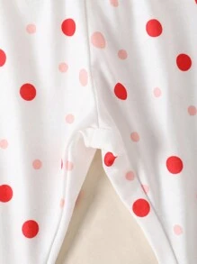 20pcs Newborn Baby Set - 5 Bodysuits + 5 Pants + 5 Hats + 5 Pairs Of Gloves, Summer - Red - View 8