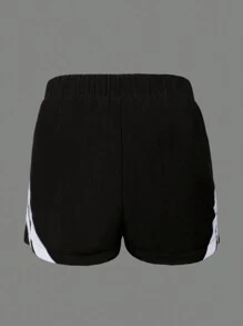 SHEIN Unity Quần short tập thể dục eo thấp eo thấp mùa hè dành cho nữ - màu đen - Xem 2