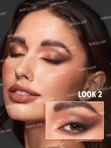 SHEGLAM مجموعة ظلال العيون Lots To Lava Palette 9 ألوان مطفية لامعة برتقالية بنية تدوم طويلاً بدون تلطخ ناعمة قابلة للدمج سهلة الارتداء ظلال العيون هدايا لعيد الميلاد والشتاء علامة تجارية جمال مكياج مستحضرات تجميل للنساء الفتيات مثالي لفصل الخريف الشتاء مثالي ل- Y2K أزياء أنيقة هدية حفلة جاهز أفضل لون