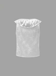 SHEIN Unity Áo sơ mi cài nút đơn giản hàng ngày dành cho nữ - trắng - Xem 2