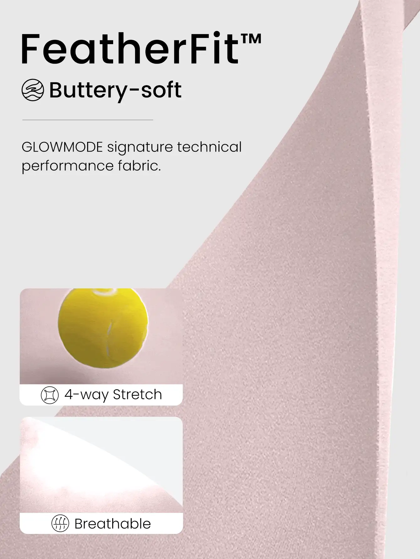 GLOWMODE 29" FeatherFit™ Ease Into It Wide Leg Ultra High-Waist Leggings With Pocket Fall Fall Winter