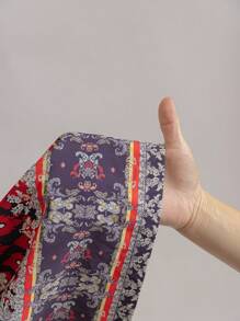 Soleia Plus Size Women's  Music Festival Positioning Cinched Waist Strap Sleeveless Wide Leg Loose Jumpsuit, Summer