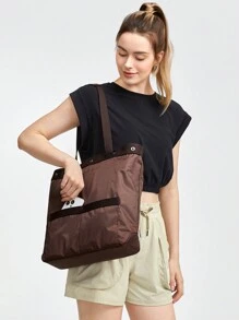 GLOWMODE 12L Backpack Shoulder Bag Commuting Travel Office Tennis - Chocolate Brown - View 2