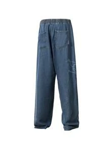 BJHG Men's Lightweight And Cool Jeans For Summer, Design - Blue - View 4