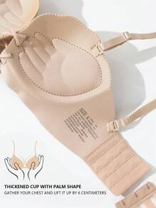 Women's Solid Color Wire-Free Bra, 1pc