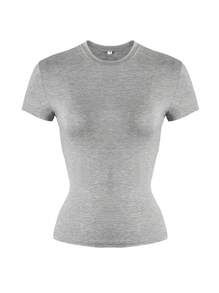 Vaiaye 女士休闲纯色短袖圣诞T恤