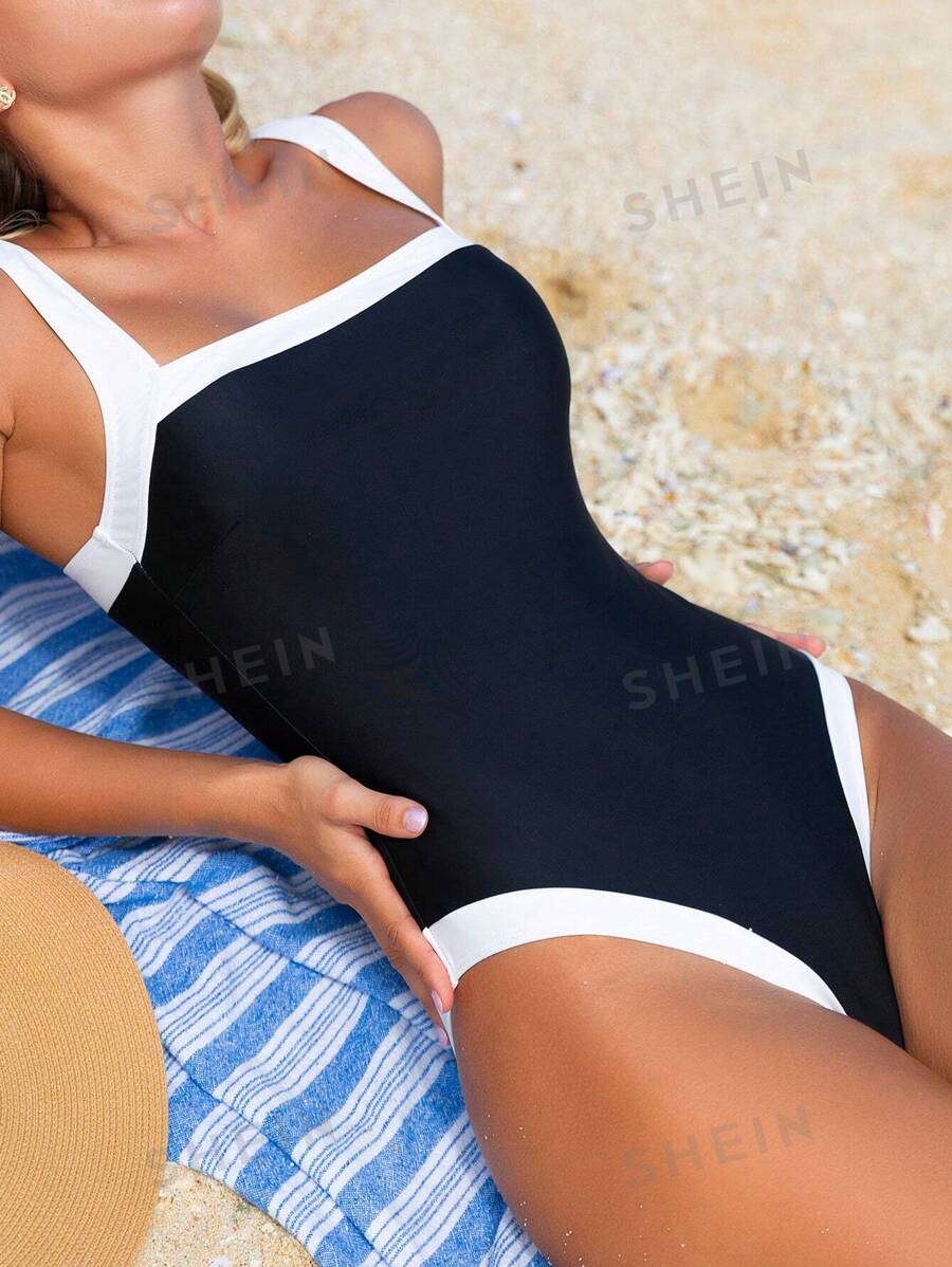 Swim Vcay Costum de baie casual dintr-o singură piesă pentru damă, pentru vacanță la plajă de vară
