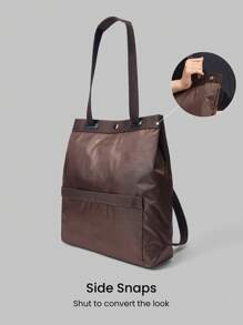 GLOWMODE 12L Backpack Shoulder Bag Commuting Travel Office Tennis - Chocolate Brown - View 5