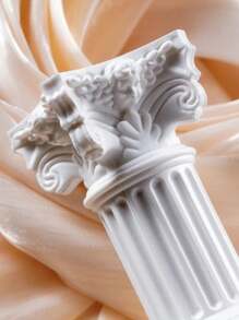 1 peça Mini Coluna Romana/Coluna Grega, Enfeite de Natal, Decoração de Escultura e Arquitetura Grega, Para Decoração de Mesa de Jantar de Casamento, Decoração de Arte em Resina para Micro Paisagem e Jardim - Multicolorido - Visão 6