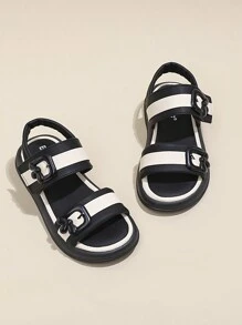 Girls' Simple Casual Flat Sandals For Summer