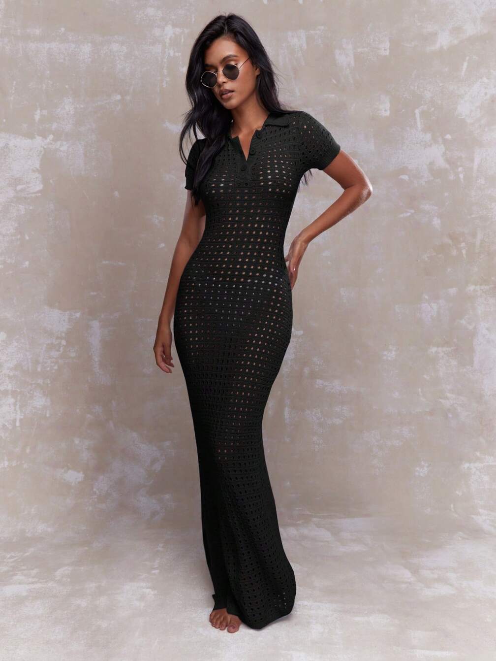 mesh crochet dress Asha in her yellow mesh crochet dress looking super fabulous   #handmadewithlove #barbados #islandbeauties  #crochetersoftheworld #crochetdresses