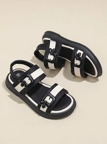 Girls' Simple Casual Flat Sandals For Summer