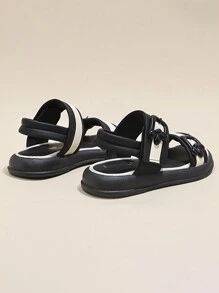 Girls' Simple Casual Flat Sandals For Summer