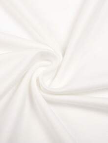 Plus Size Women's Short T-Shirt For Summer - White - View 4