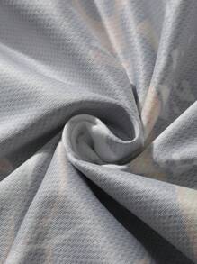 ROMWE MEN Street Life 男式 88 图标印花短袖 T 恤、运动 T 恤、街头复古 - 黑色 - 查看 3