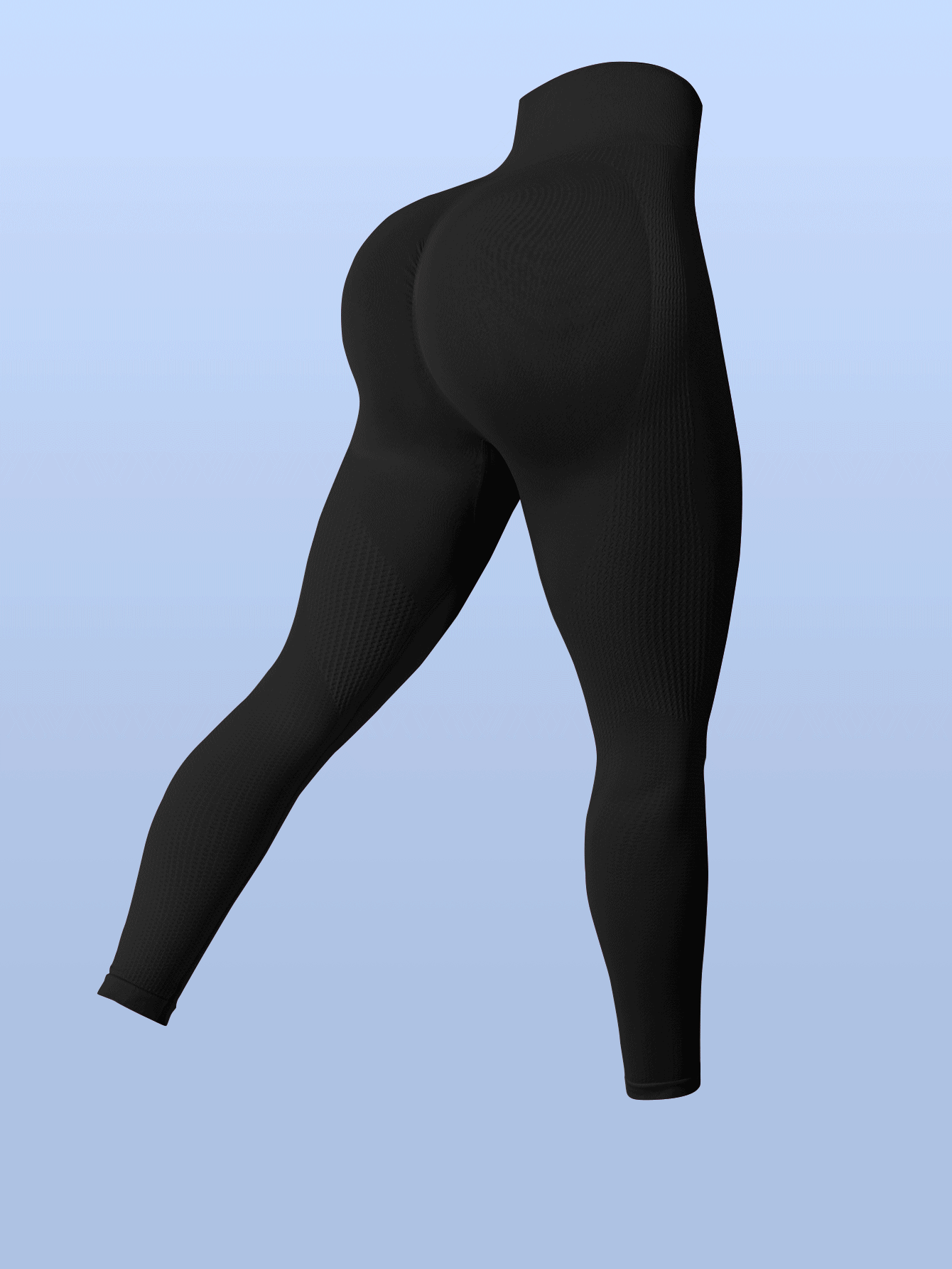 Gameset SHEIN Sport 女士實色高腰修身運動打底褲，適用於日常穿著 - 彩色 - 查看 2