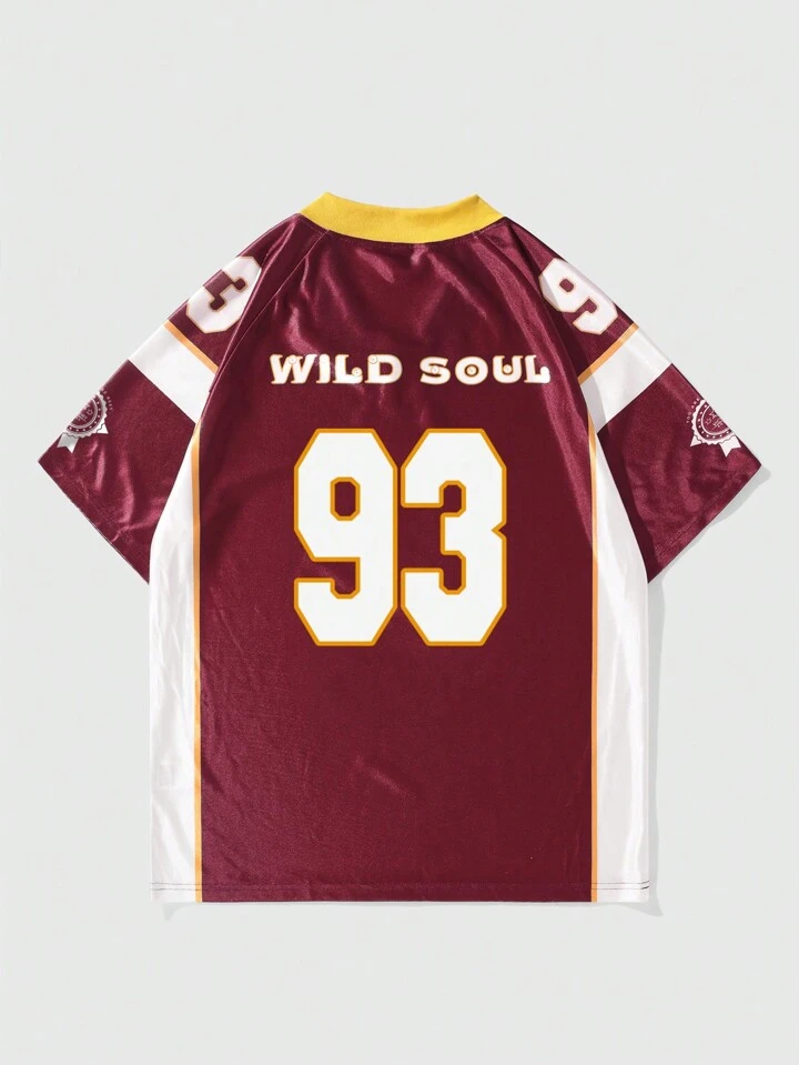 Our Street Life Men's Ice Hockey Short Sleeve Jersey T-Shirt