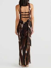 Strapless Off-Shoulder Slim Fit Mermaid Dress With Open Back