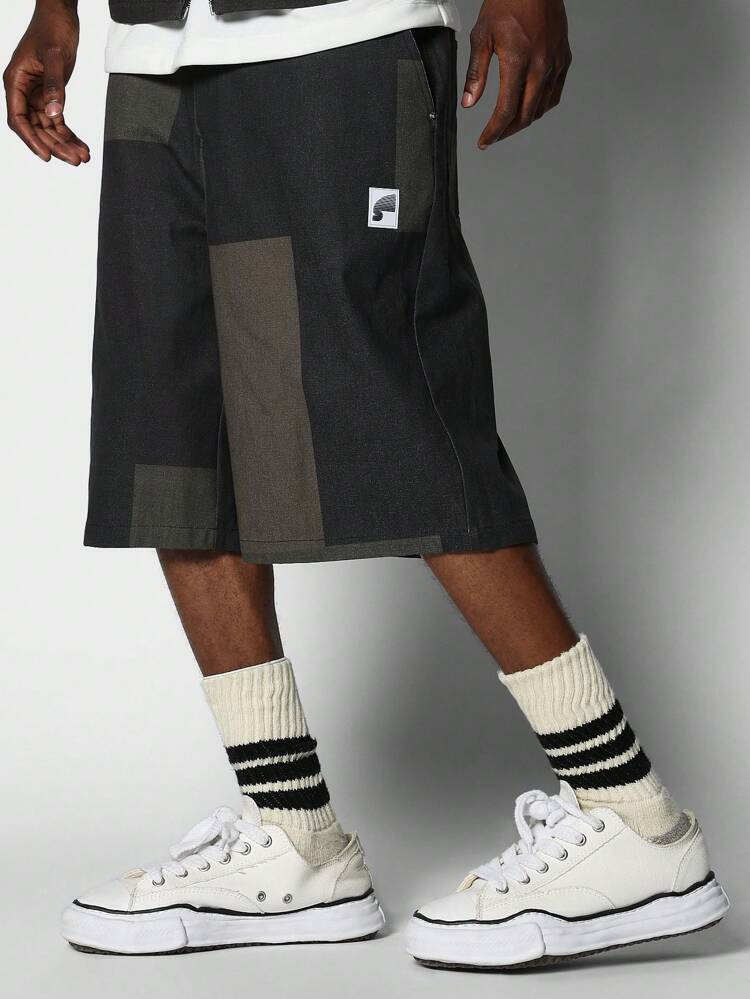 Shorts de Basquete Esportivo Coloridos Modernos, Ajuste Folgado Confortável, Streetwear Esportivo Casual, Perfeito para Comemorações do Dia de São Patrício com Tema Irlandês, Temporada do Trevo, 17 de Março