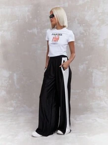 MISSGUIDED 帕洛玛印花短款修身婴儿T恤 - 白色 - 查看 4