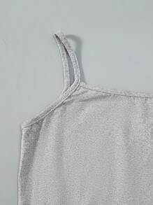 SHEIN 少女休闲多色针织背心，假日、夏季、旅行 - 彩色 - 查看 6
