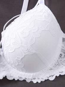 Conjunto de 3 sostenes de encaje para mujer con aro de refuerzo