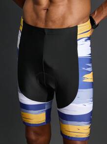 Manfinity Sport Corelite Printed Casual Cycling Shorts For Summer Biker Shorts