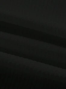 Slaydiva Casual Basic Ribbed White Tank Top With Deep U-Neck And Narrow Armholes, C Style