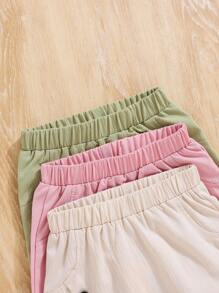 Baby Girls' Casual Shorts, Multiple Pieces Pack, Spring/Summer - Multicolor - View 7