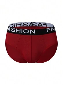 Men's Simple Letter Woven Belt Triangle Briefs - Multicolor - View 8