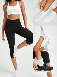 GLOWMODE 日常健身反光袜 - 白色 - 查看 7