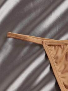 Shein Underwear&Sleepwear Basics 4packs Microfiber Plain No Show Sexy Panties Set