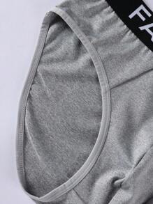 Men's Simple Letter Woven Belt Triangle Briefs - Multicolor - View 3