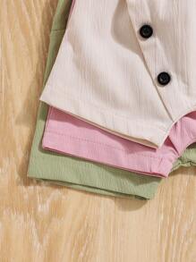 Baby Girls' Casual Shorts, Multiple Pieces Pack, Spring/Summer - Multicolor - View 6