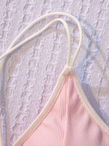 Conjunto de 5 sostenes de talla grande para uso diario con almohadilla para el pecho y tirantes cruzados para los hombros
