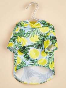 PETSIN 1入寵物檸檬水果印花運動衫 - 彩色 - 查看 4