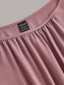 Ellevyn Women'S Solid Color Sleeveless Green Dress With Pleated Hem,Pastel Dresses For Women - Dusty Pink - View 8