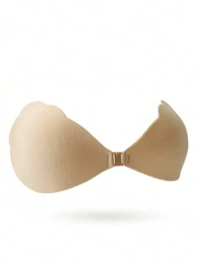 Wedaily Non-Woven Fabric Front Closure Self-Adhesive Bra Pad - Apricot - View 4